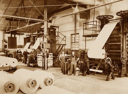 Historical Photo of the Original Appvion Plant